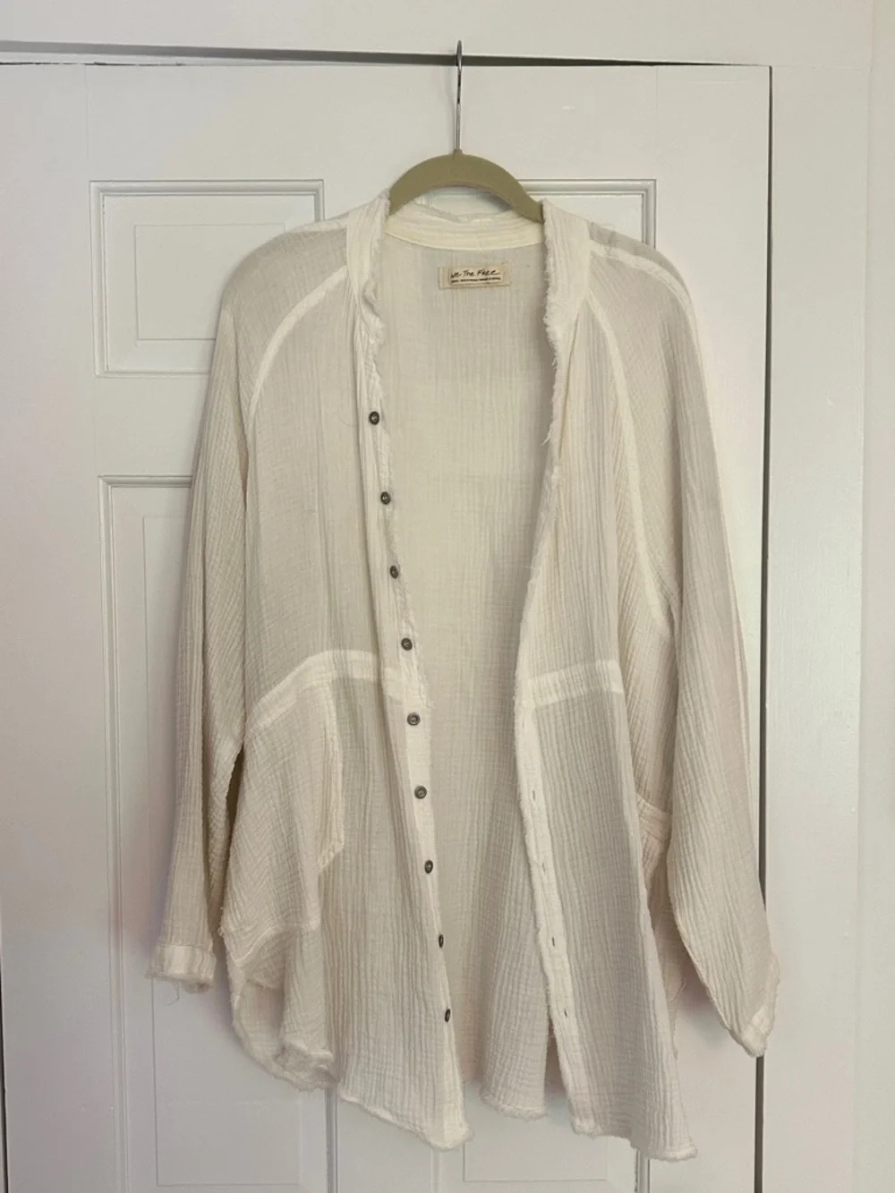 Free People Summer Daydream Button Down Top - Picture 4 of 8